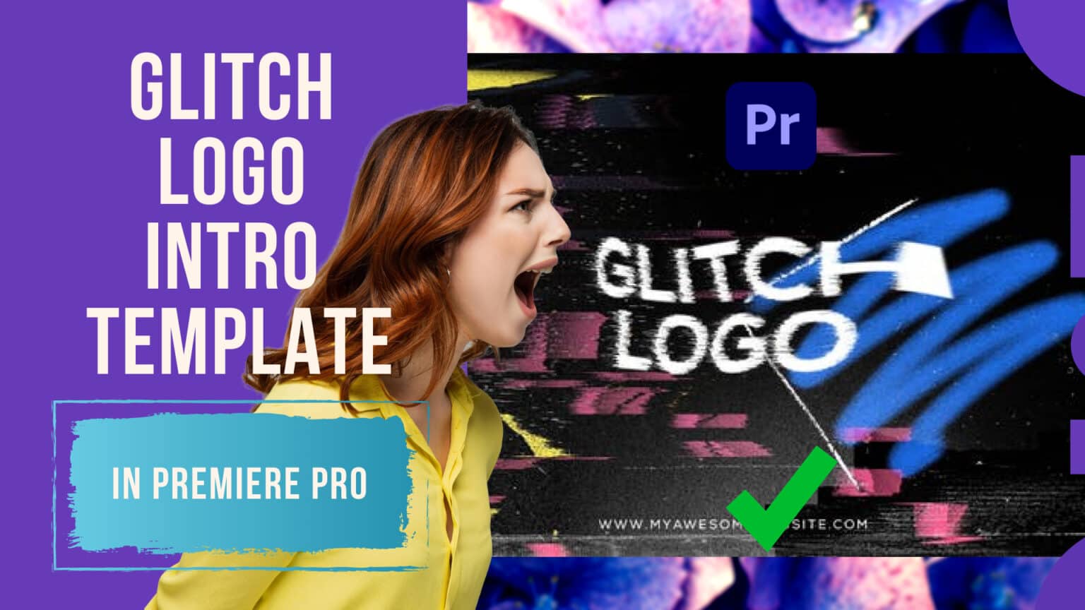 Create Amazing Glitch Logo Intro Premiere Pro | Easily With Glitch Logo ...