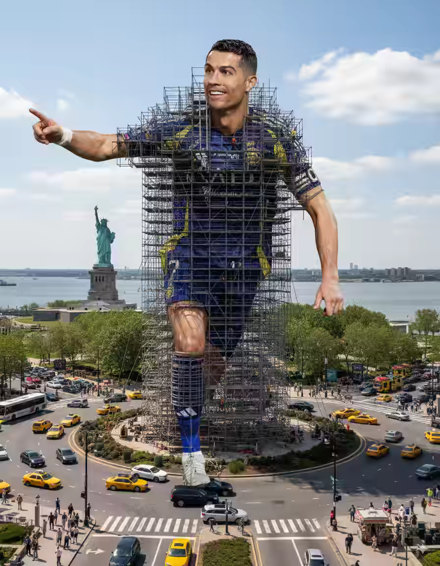 3d statue construction ai video